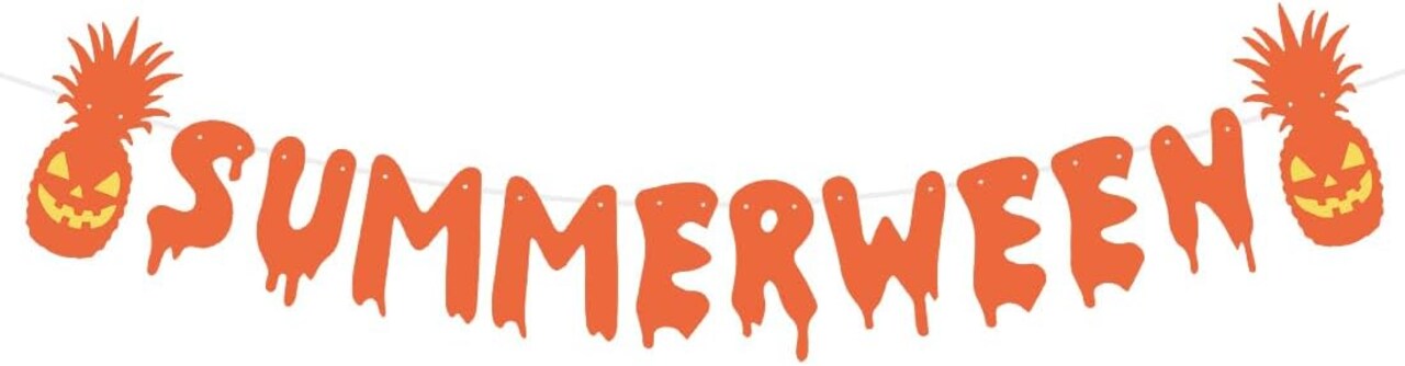 Summer Halloween Decorations Party Banner Supplies Favors Decor